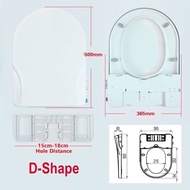 Non-Electric Toilet Bidet Seat Household Soft Ciosing D/V/O Type Toilet Bidet Seat with Dual Nozzles