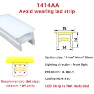 cod 12x12mm 1-5M Neon Silicone Tube Light for Customizable Linear LED Profile in Cabinet Wardrobe Bo