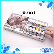 [Ray Studio] 12-Color Set QUICK IDEA [ Q-001 ] Water Based Paint  Hand Painted Acrylic Colors Colour