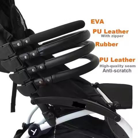 Baby Stroller Accessories Armrest Compatible with Babyzen yoyo 2 yuyu strollers , Pushchair Front Bu