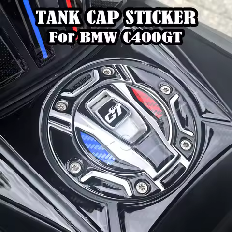 3D Motorcycle Stickers For BMW C400GT C 400 GT 2023 2024 2025 Fuel Gas Cap Cover Protector Pad Tank 
