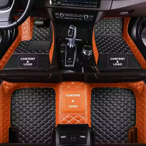 Custom Car Floor Mats For Mercedes Benz C-CLASS W204 W205 W206 C180-C450 Auto Foot Pads Carpet Cover