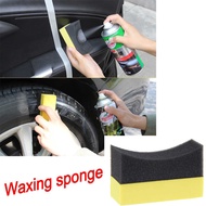 Car Wheel Tyre Cleaning Pad Dressing Waxing Polishing Sponge Span Polish Tayar Kereta