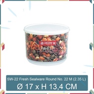 BUNTON Lion Star SW-22 Fresh Sealware Round No. 22 2.95 L LionStar Round Container Quality Plastic D