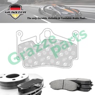Münster Disc Brake Pad Rear for Porsche Boxster (987) 2.9 2009-2011 MA1.20 Cayman (987) 2.7 2006-200