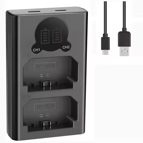 NP-FZ100 PD Fast Dual Charger for Sony BC-QZ1 Charger,Alpha ZV-E1/FX30/A1/A7C2/A9 II/A7R III/A7R IV/