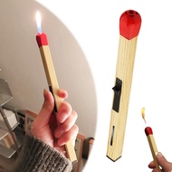 Funny Match Lighter, Multipurpose Refillable Butane Lighter, Torch Lighter Home Crafts Decorations, 