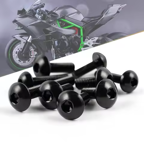 1set Motorcycle Black Fairing Bolts Screws Kit Brand New For Yamaha YZF R6 R1 R25 R125 R3 T-MAX MT X