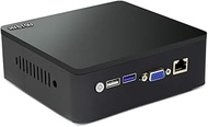 Hshaojin MP12-J1900 Mini PC with Fan, Intel Celeron Processor J1900 Quad Core, RAM: 8GB, ROM: 256GB,