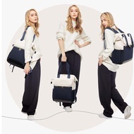 Waterproof Oxford Cloth Backpack 36-55L | Beg Galas Kalis Air 16" Laptop Uniseks Color Block Casual 