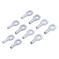 Kodaily 10 Pack Steel Wire Rope Eyelets Replacement for Fitness Steel Wire Rope 2mm
