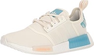 Women's NMD_R1 Sneaker, Off White/Preloved Blue/Halo Blush, 9 US