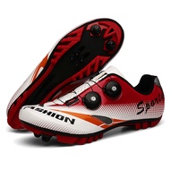 Cycling Shoes Mtb Mens Road Sneakers Spd Cleat Mountain Self-Locking Bike Shoes Women Bicycle Cleats