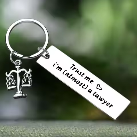 Cute Lawyers Gift Lawyer Keychain Scales of Justice Lawyer Gift New Lawyer Key Chain Pendant Jewelry