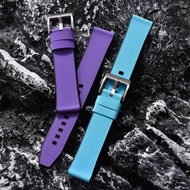 Sailcloth FKM Rubber Strap FKM TOP Plus FKM Base Flat End Quick Release Universal Watchband 18mm 19m