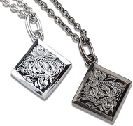 [Alohalokahi] Hawaiian Jewelry Hawaiian Pair Necklace, Stainless Steel, Surgical Stainless Steel Nec