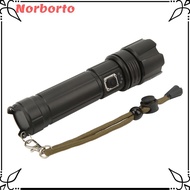 NORBORTO LED Flashlight, IPX4 Waterproof 5 Modes USB Flashlight, Durable 30W 1200LM Super Bright Fla