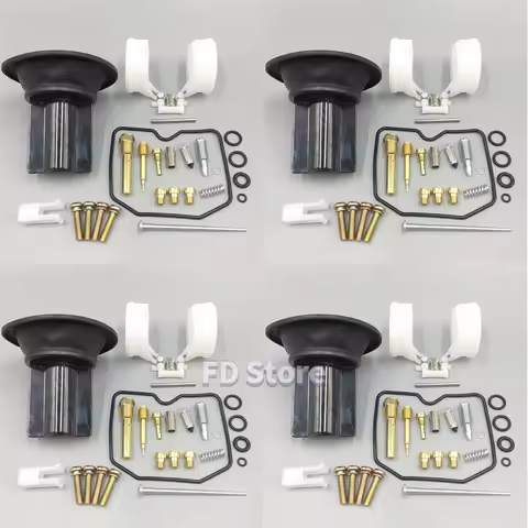 Carburetor Repair kit For Kawasaki Zephyr ZR 400 Keihin CVK ZR400 Keihin C1-C7 1989-1995 with plunge