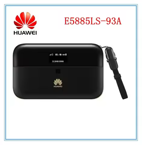 Hot Sale Original Used Huawei E5885Ls-93a Mobile WiFi Pro2 Router RJ45 port 4G+ 6400Mah LTE FDD TDD