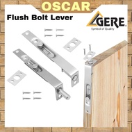 Gere Stainless Steel SUS304 Lever Style Flush Bolt 6 Inch ~ 10 Inch GFB-6M26D GFB-8M26D GFB-10M26D