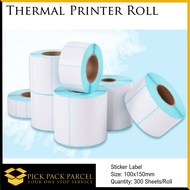 Thermal Printer Paper Label Sticker Width 100MM Length 150MM