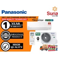 (Free Delivery)Panasonic 1HP/1.5 HP/2HP Inverter R32 Air Conditioner(Built-In WiFi) CS-PU9XKH CS-PU1