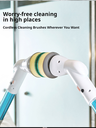 pici123 Auto Scrubber Brush Bathroom Handheld MultiFunction Vacuum Cleaner