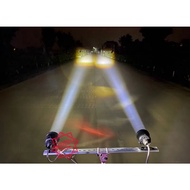 2x Universal Bi-LED Fog Light Projector Lens Car Driving Lamp Mini All model car H4/H7/H11 Mini Proj