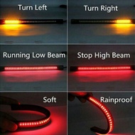 Motorcycle Flexible 48LED Brake Turn Signal Strip Tail Light Motorcycle Tail Light Motorcycle Signal