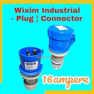 Wixim Industrial Plug - Connector 16A, BIR REGISTERED ®