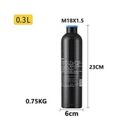 M18X1.5 Pcp Air Tank Paintball Pcp Cylinder Tank Aluminum Tank Air Bottle Air Cylinder Tank Regulato