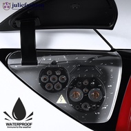JULIEFASHION Transparent Charging Port Rain Cover Waterproof Protection for Tesla Model Y/3/YL Modif