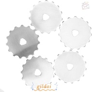 GILDAI Rotary Cutter Blades, Silver Steel Perforation Tools, 45mm Blades Rotary Cutter for DIY