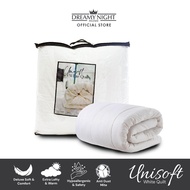 Dreamynight Home Unisoft Soft & Comfort Home White Quilt Duvet Insert Super Single Queen King