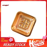 SUN_ 100Pcs Packing Box Portable Safe Square Shape Plastic Moon Cake Boxes for Mooncakes