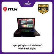 Laptop Keyboard Msi Ge60 Laptop Keyboard With Back Light