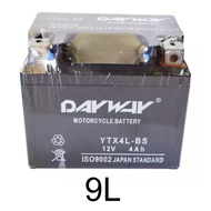 MOTORCYCLE BATTERY 9L DAYWAY