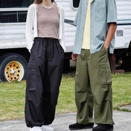 unisex Suitable For Both Men And Women Gu super wide cargo pants Black Japanese Brand