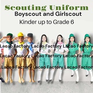 Lfnine School Uniform Complete set Kinder to Grade VI  Girls Type B Uniform Iskawting