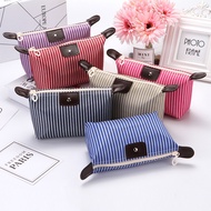 K-88/ Zhenbin Korean Style Striped Dumpling Cosmetic Bag Dumpling Bag Folding Makeup Wash Bag Bath Bag Travel Bag Factor