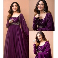 New Anarkali Gown With Dupatta For Women