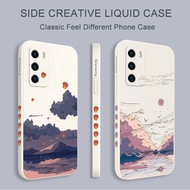 Anime Scenery Phone Case For Huawei P30 Pro Nova 9 8i 7i 3i Soft Cover