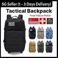 Army Backpack | NS Bag | Tactical Backpack | Military Bag | Velcro Patches | 45L Backpack | Hiking B