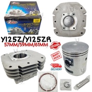 0125Z/Y125Z/Y125ZR IKK RACING BLOCK SET 61MM/59MM/57MM WITH PISTON AND PISTON KIT ORIGINAL IKK BLOCK