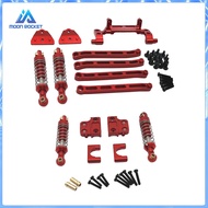 ชุดอัพเกรด Tie Rod ROCKET 1/12 RC รูปจรวดสำหรับ MN82S MN82รถ RC โมเดลรถบรรทุก DIY