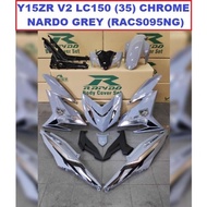 Rapido Cover Set Yamaha Y15ZR V1 V2 LC150 (35) Chrome Black Blue Accessories Motor Y15 Y15ZR Ysuku Blue White Nardo Grey