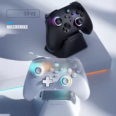 MACHENIKE G3 V2 Wireless Gaming Controller Triple Mode 2.4G/Bluetooth/Wired Dual 1000Hz Polling Rate