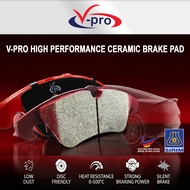 ATOS 1.0 FRONT CERAMIC BRAKE PAD VPRO VP11109M