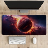 Large Desk Mat, Fantasy Sci-Fi Design, Space Planets Desk Mat, XXL Gaming Mousepad, Desk Mat for Gaming, Workspace, Desk Accessory.