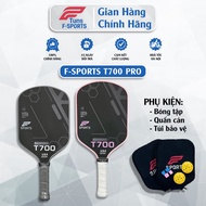 (Genuine) F-Sports T700 Pro Pickleball Racket - Premium Matte Carbon T700, Maximum Control, Classy P
